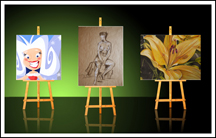 easels